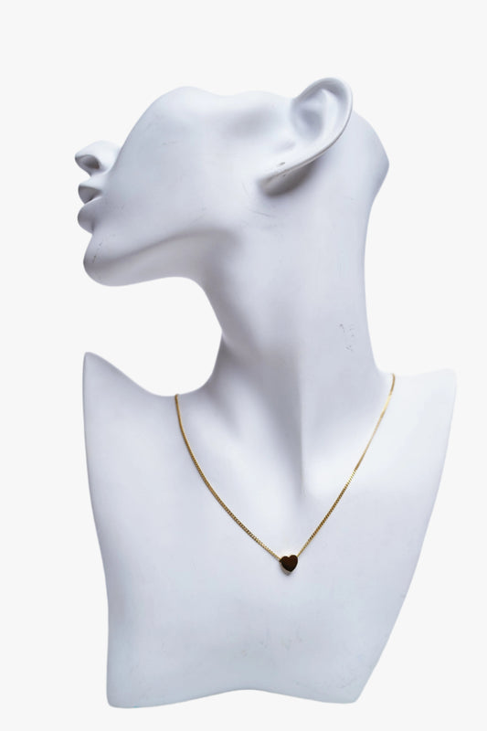 Thin Crub Chain with Heart Charm
