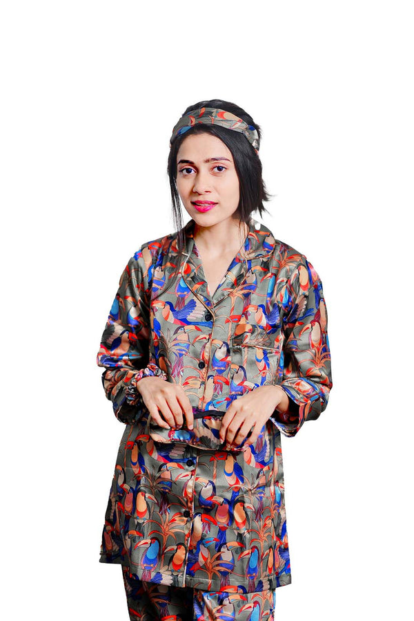 Valerie introduces studio by arj women's 5 Pcs nightwear/sleepwear night suit-ILS-PJ-011