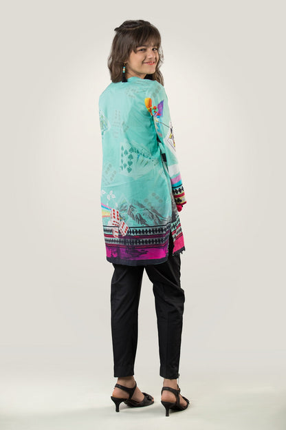 Digital Printed Lawn Kurti PRK-003