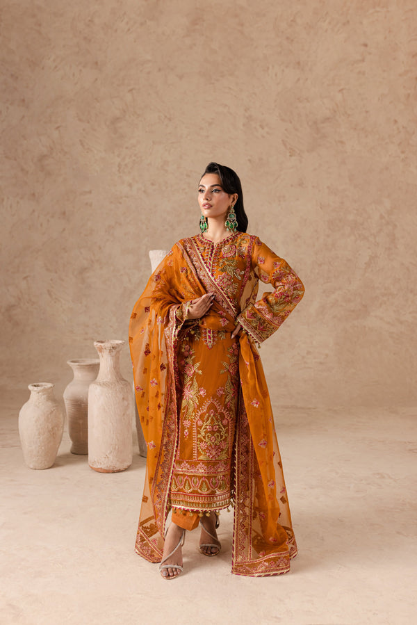 Cherie By Imran Ramzan Unstitched 3 Piece Luxury Formals Collection'2025-Amber Mist