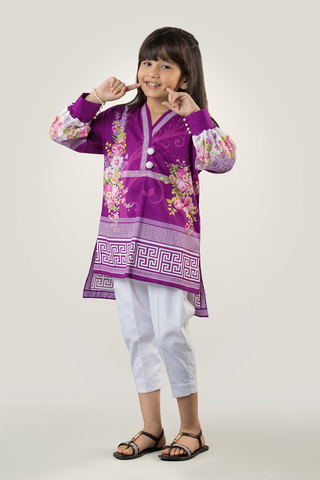 PRST-057 Digital Printed Lawn Shirt & Cotton Trouser