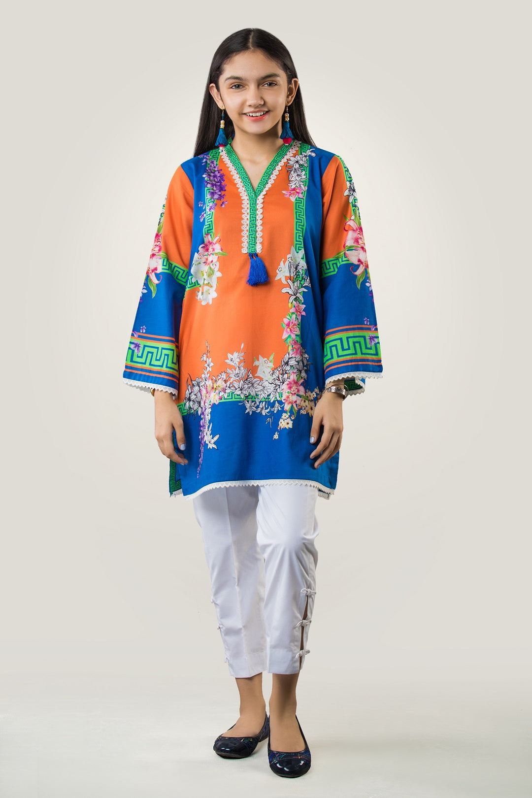 PRST-060 Digital Printed Lawn Shirt & Cotton Trouser
