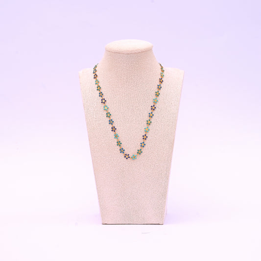 Blossom Trails Necklace Black