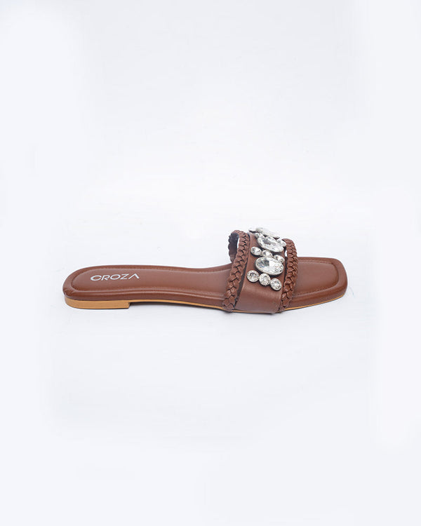 NYRA Studded Flats_blue