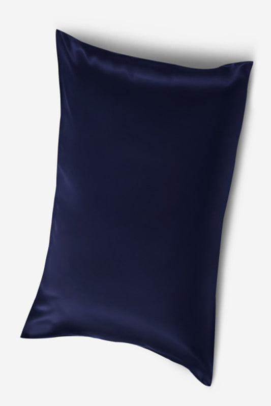 Valerie Navy Silk Pillowcase-VL-PLW01-NV