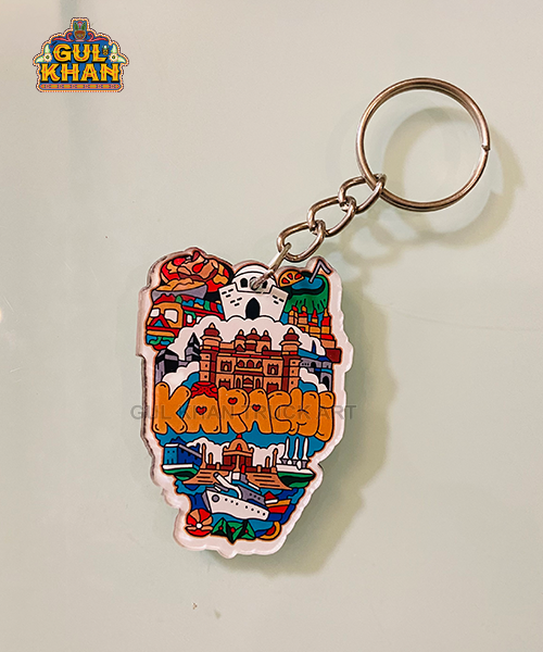 Karachi Premium Acrylic Key Chain 02