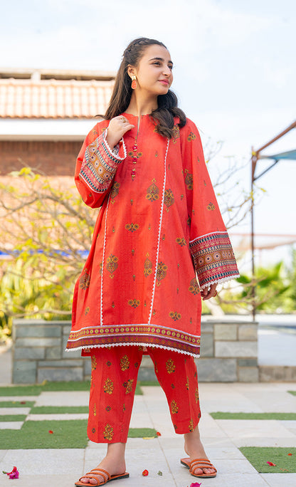 LAWN PRINTED SHIRT AND TROUSER, T-ALPRTW-028