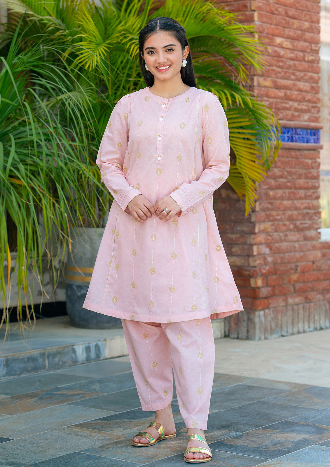 T-SFC-034, 2 pcs jaquard brocia SHIRT AND TROUSER