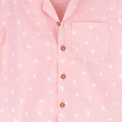 Baby Unisex 2 Piece Safari Set Pink Print