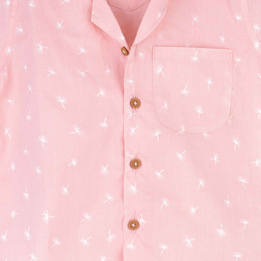Baby Unisex 2 Piece Safari Set Pink Print
