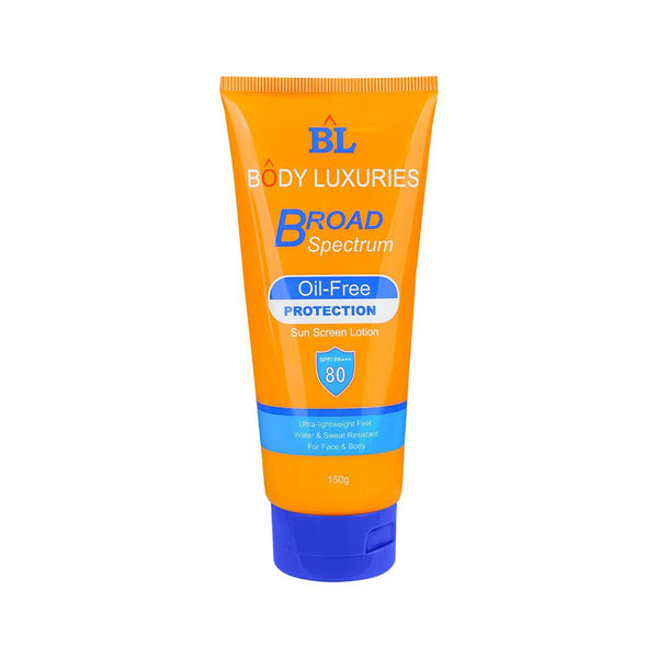 Body Luxuries Broad Spectrum Oil Free Sun Screen Lotion 150g
