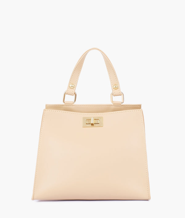 RTW Creation - Off-white front lock top-handle mini bag