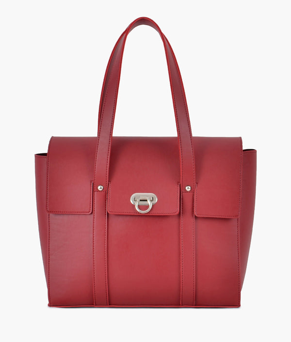 RTW Creation - Maroon carry-all satchel bag