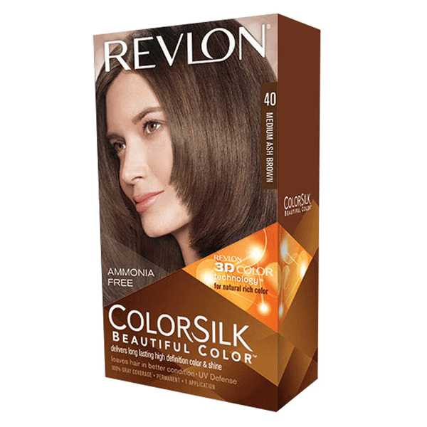 Revlon Color Silk 40 Medium Ash Brown