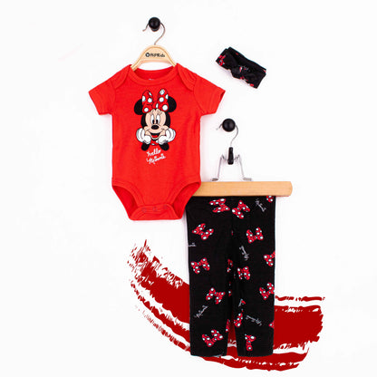 Baby Girl 3 Piece Set Hello Minnie