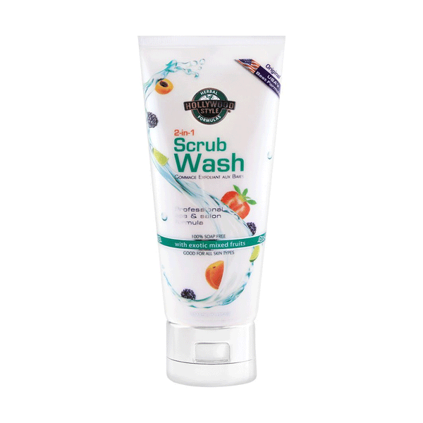 Hollywood 2in1 Scrub Wash 150ml