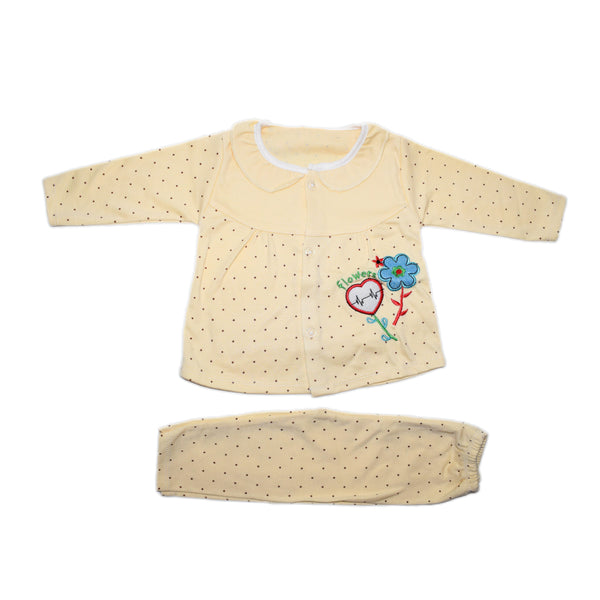 Baby printed/Embroided dress. Age 0 to 06 months. -2
