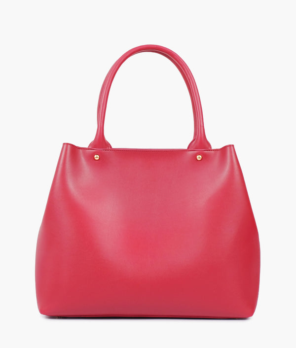 RTW Creation - Maroon zipper tote bag