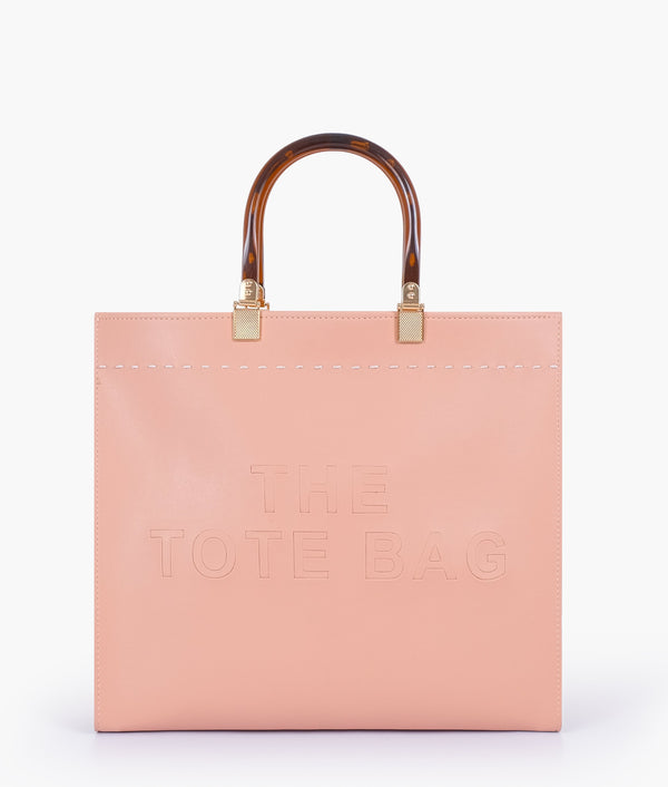 RTW Creation - Peach signature tote bag