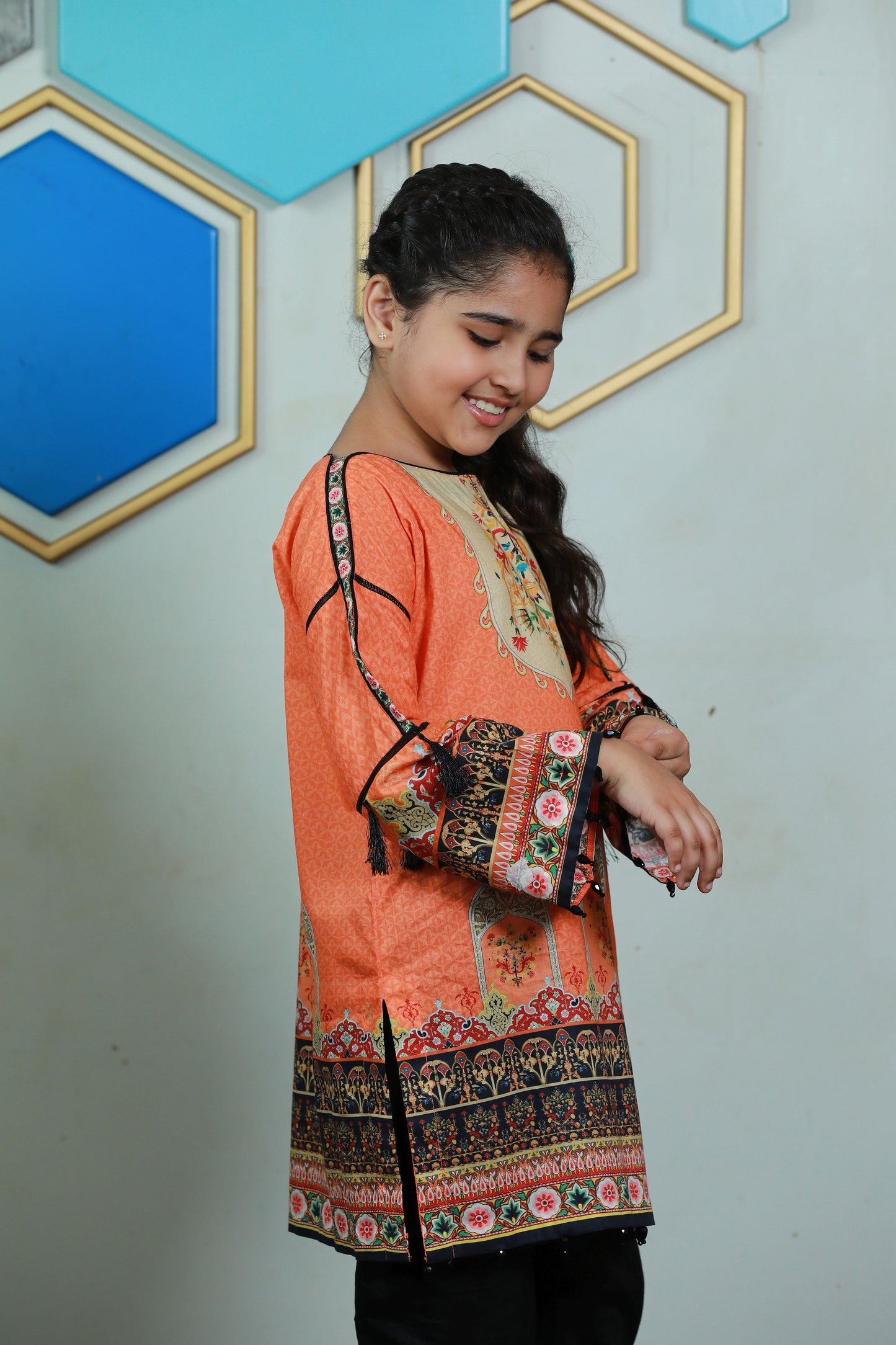 PRKT-025 Digital Printed Lawn Shirt & Cotton Trouser