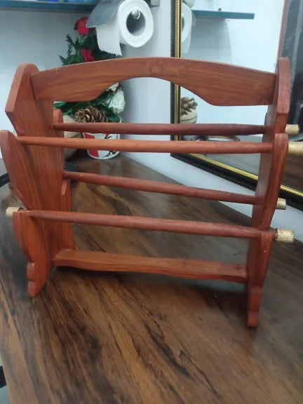 Wooden Bangles Stand/Chori Stand with 6 Rods