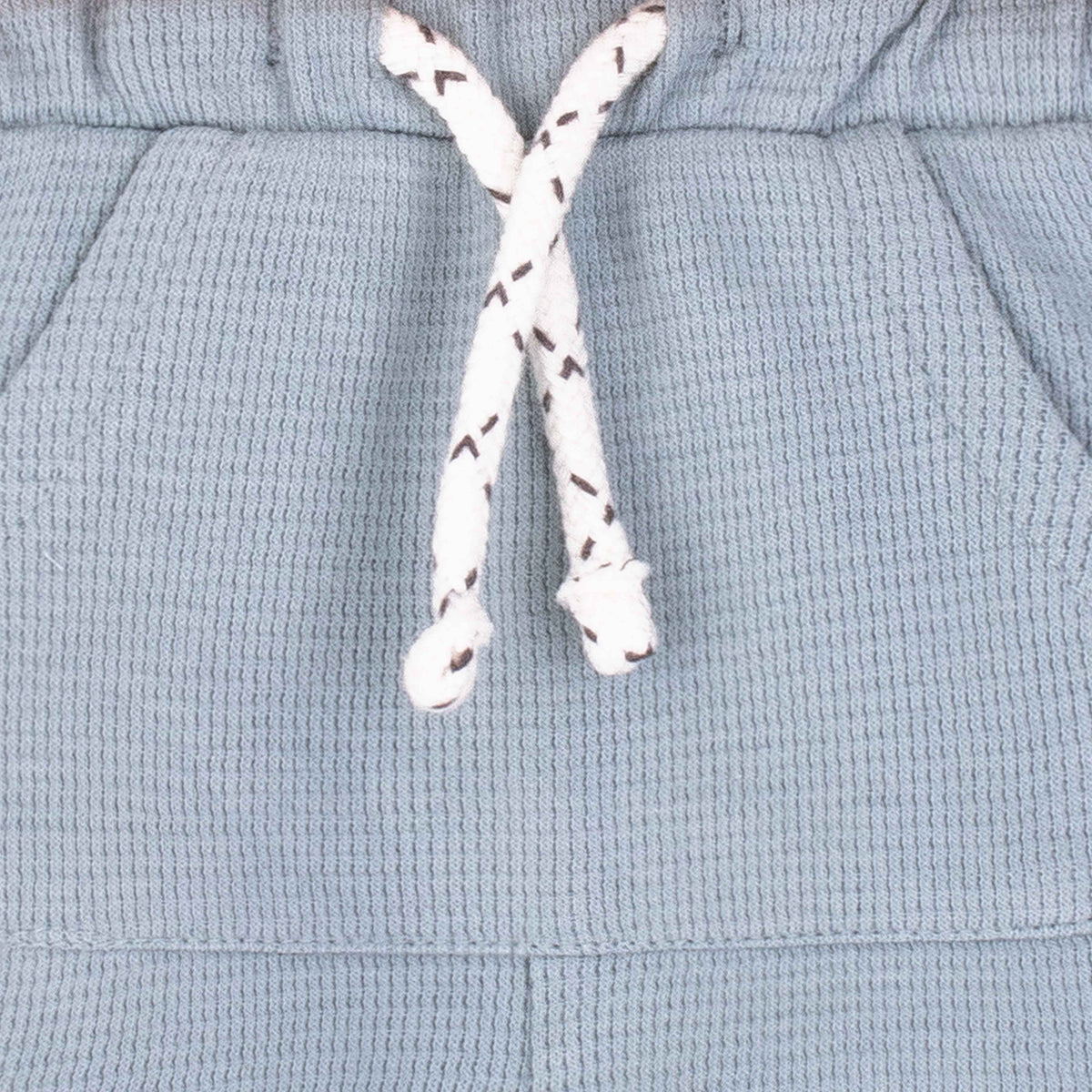 C.A Baby Boy Light Blue Pockets Cotton Jersey Shorts