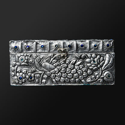 TISSUE BOX SILVER