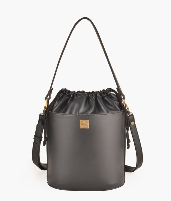 RTW Creation - Black top-handle bucket bag