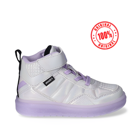 AND1 Girl lace-Up Basketball High Top Sneakers
