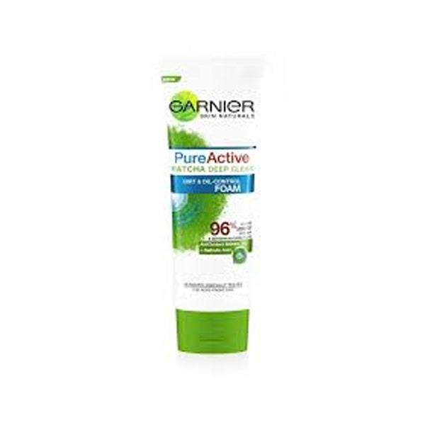 Garnier Pure Active Matcha Deep Clean Face Wash 100ml