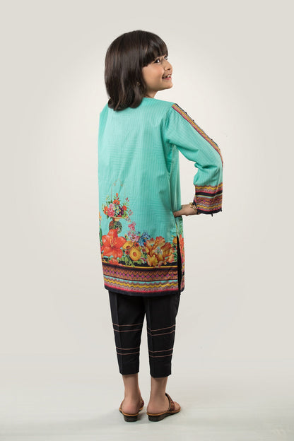 Digital Printed Lawn Kurti SKU: PRK-004