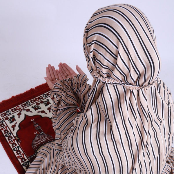 Namaz Chaddar - Lining Brown