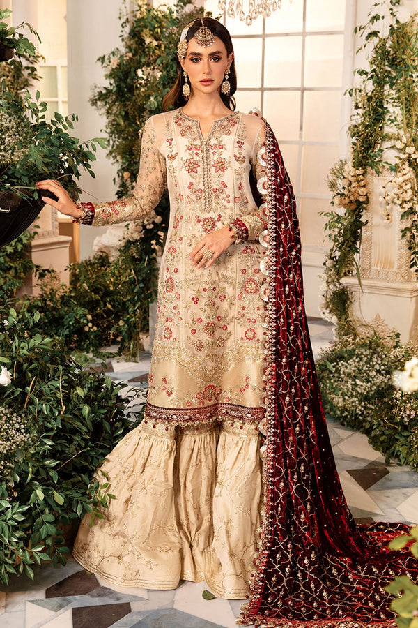 Mbroidered By Maria B Unstitched 3 Piece Wedding Edition Collection'2024-BD-2905