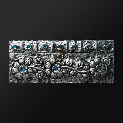 TISSUE BOX SILVER