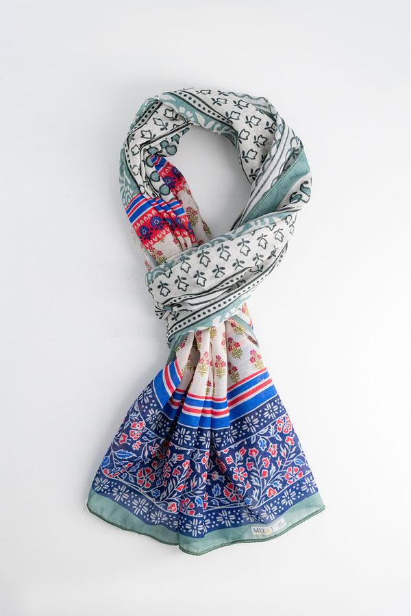 Valerie head scarves/stoles are designed to be lightweight, non-slippery, and breathable-V-STOLE-756