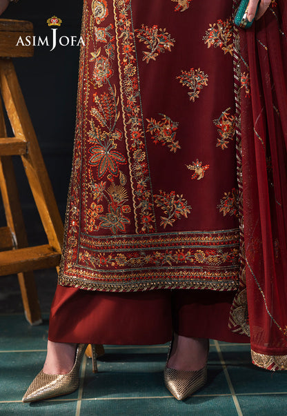 AJLFC-05 EMBROIDERED SLUB LAWN UNSTITCHED 3 PCS