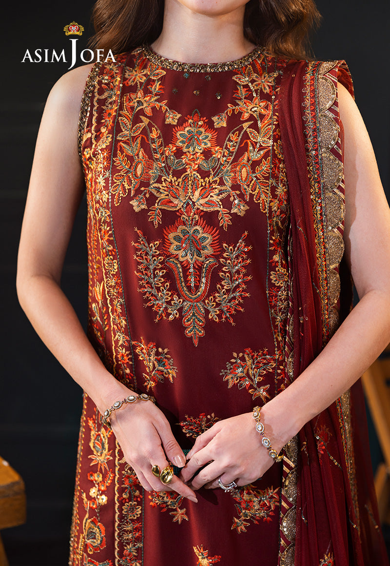AJLFC-05 EMBROIDERED SLUB LAWN UNSTITCHED 3 PCS