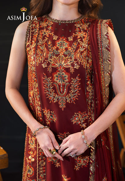 AJLFC-05 EMBROIDERED SLUB LAWN UNSTITCHED 3 PCS