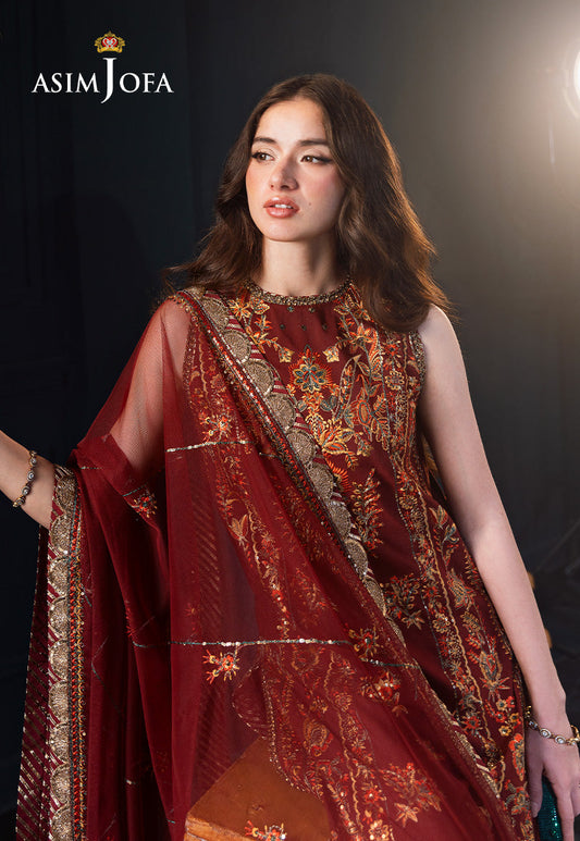 AJLFC-05 EMBROIDERED SLUB LAWN UNSTITCHED 3 PCS