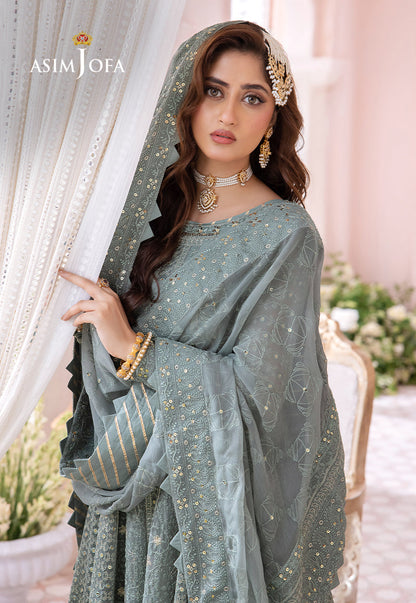 AJCC-07 EMBROIDERED CHIFFON 3 PCS