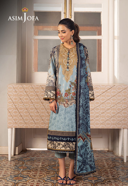 AJARP-27 PRINTED LAWN STITCHED 3 PCS