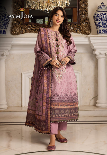 AJIWP-03 PRINTED KARANDI STITCHED3 PCS