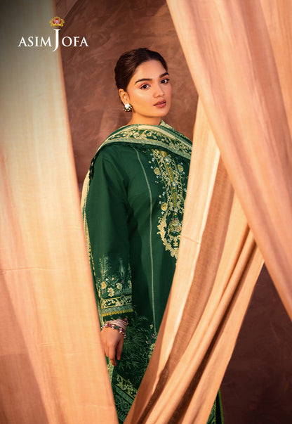 AJUB-13 PRINTED LAWN 3 PCS