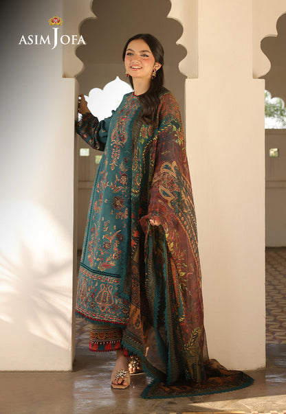 AJUBU-03 Embroidered Jacquard 3 Pcs