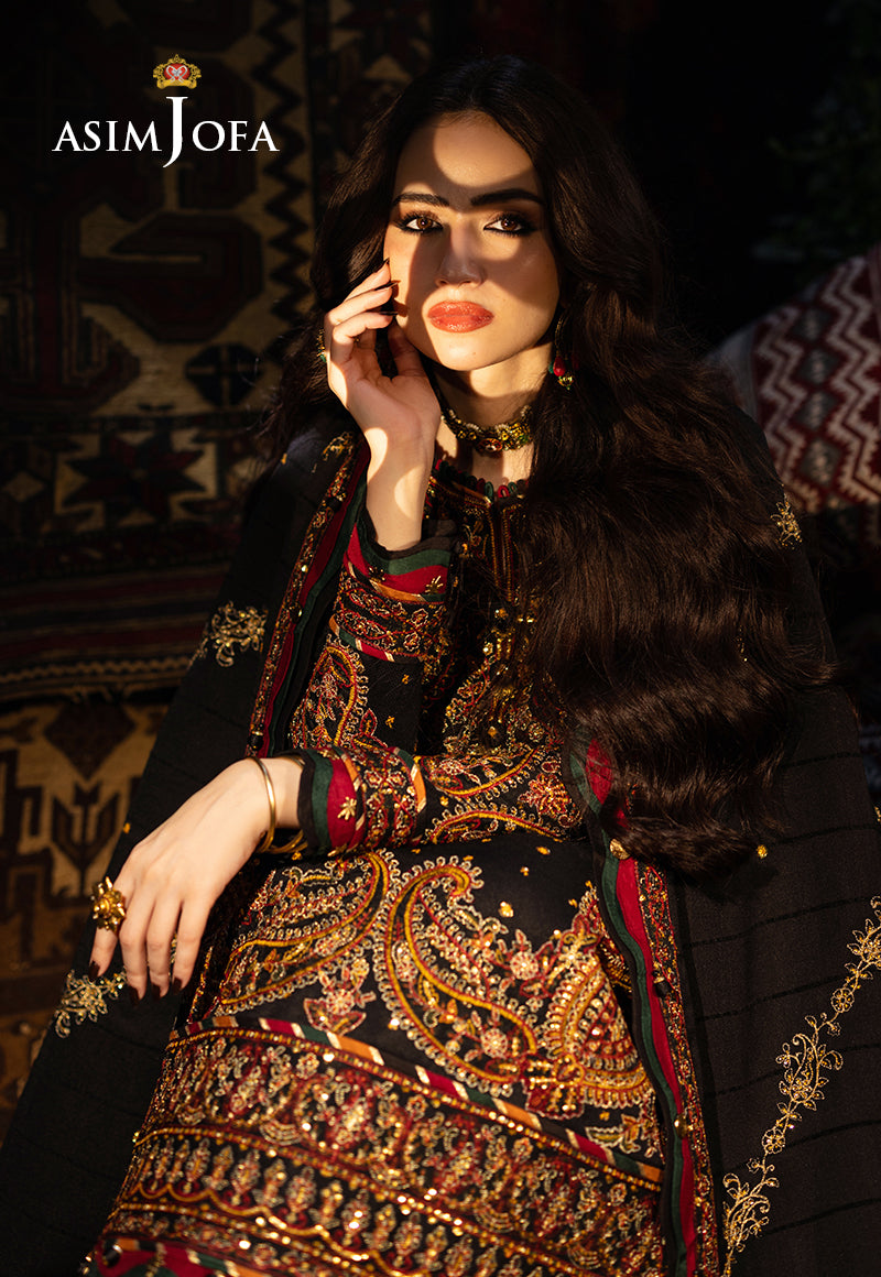 AJKT-03 EMBROIDERED SELF TWILL 3 PCS
