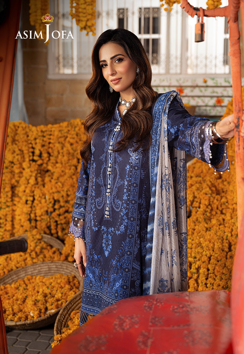 AJARP-09 EMBROIDERED JACQUARD STITCHED 3 PCS