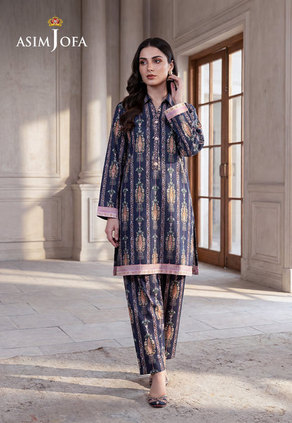 AJPB-207 Printed Lawn Stitched 2 pcs