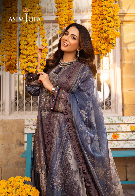 AJARP-07 EMBROIDERED JACQUARD STITCHED 3 PCS