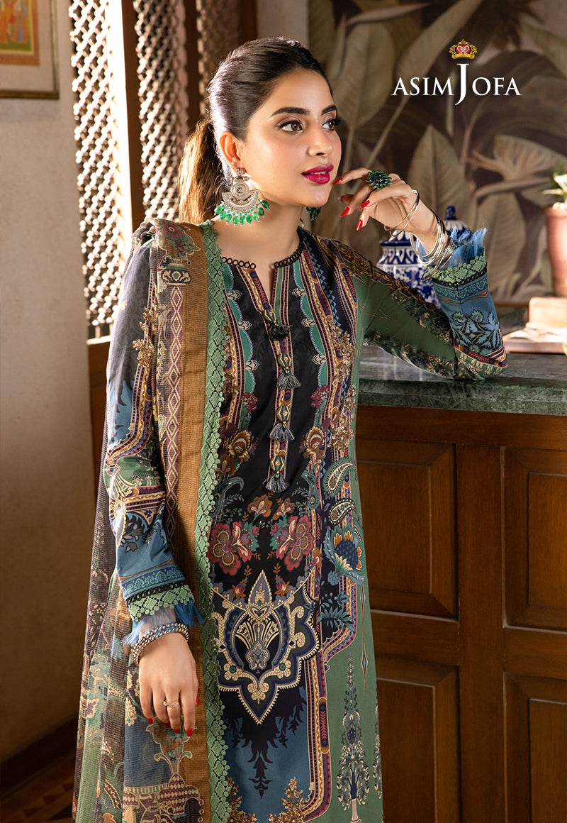 AJRWP-24 PRINTED PREMIUM WINTER COTTON STITCHED 3 PCS