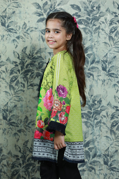 3PCS-067 Digital Printed Lawn Shirt, Dupatta & Cotton Trouser